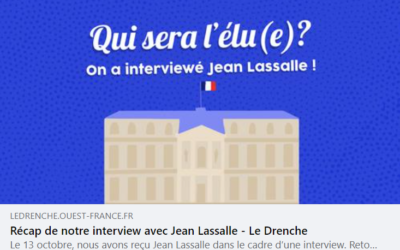 Article de Le Drenche sur l’interview de Jean Lassalle pour Le Pluraliste