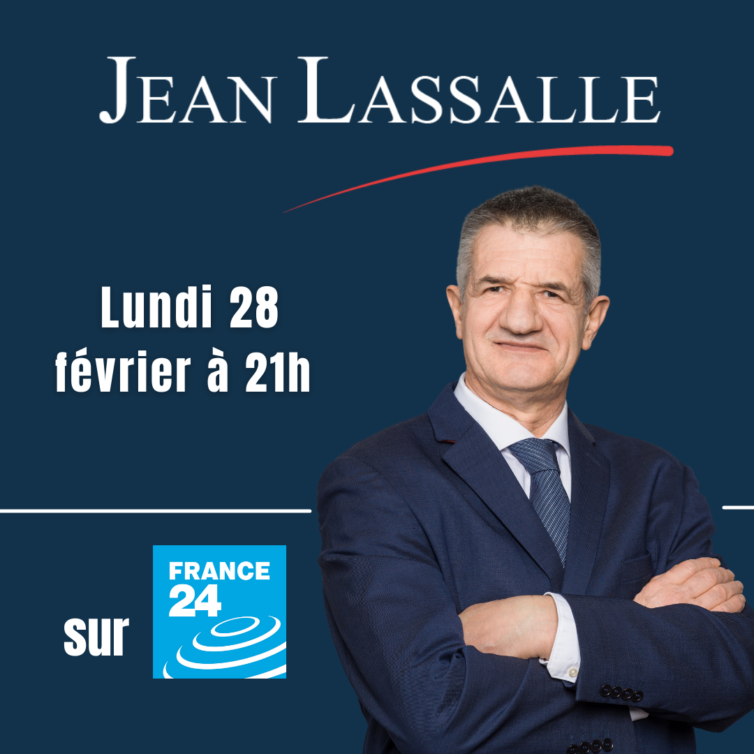 Interview de Jean Lassalle sur France 24