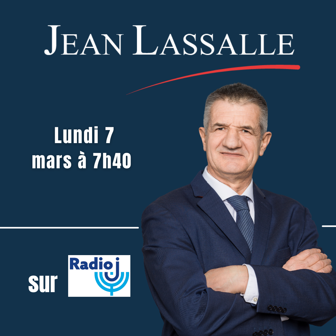 Interview de Jean Lassalle sur Radio J